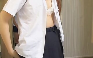 Japanese teen sluts in hot hidden camera medical video